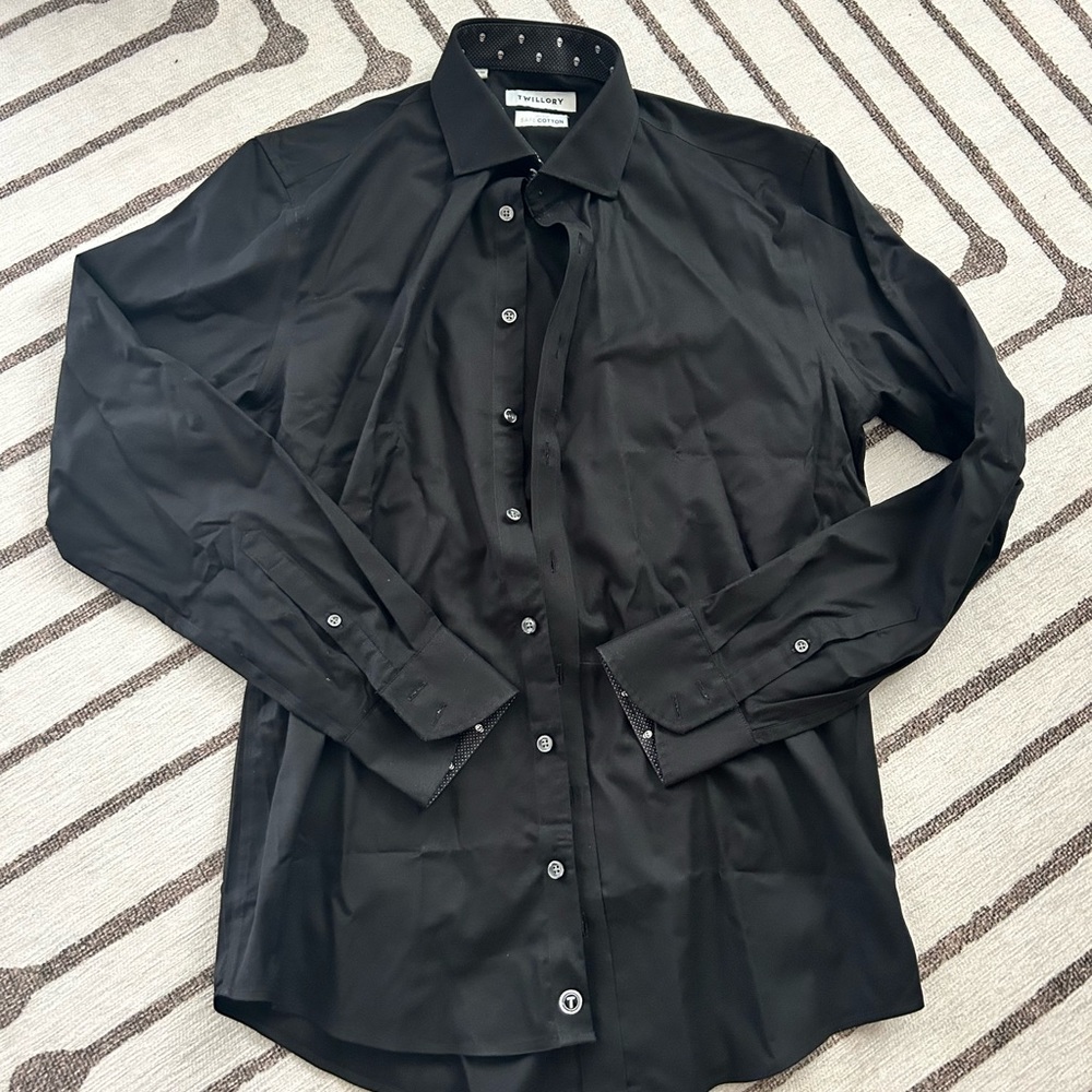 HIS - Twillory brand new men's black button up (brand new with packaging!)